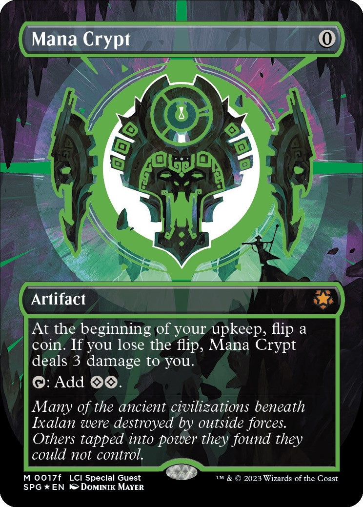 Image for Mana Crypt (0017f) (Borderless) (Special Guests) (17f) - Magic: The Gathering