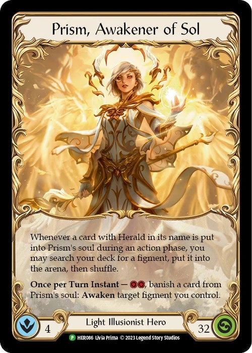 Image for Prism, Awakener of Sol - HER086 (Flesh and Blood: Promo Cards) (HER086) - Flesh and Blood TCG