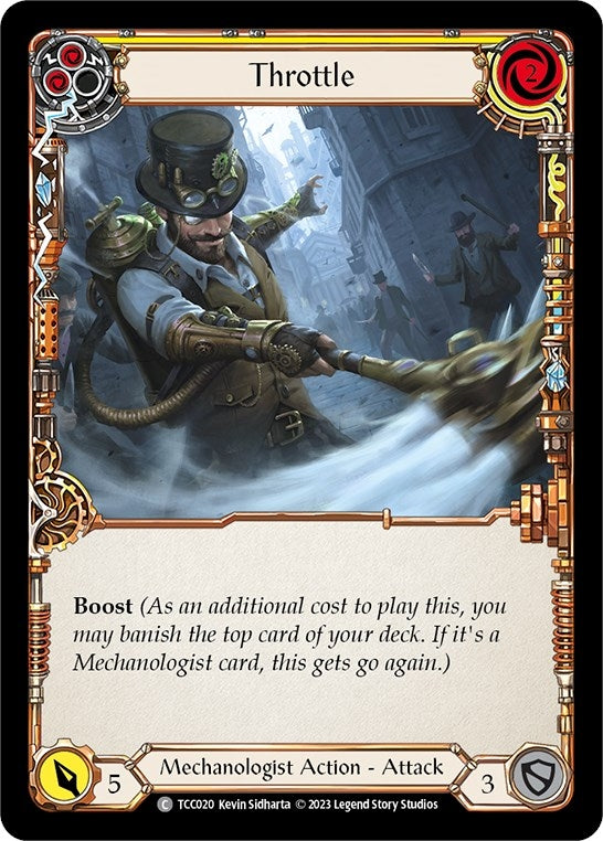 Image for Throttle (Yellow) (Round the Table: TCCxLSS) (TCC020) - Flesh and Blood TCG