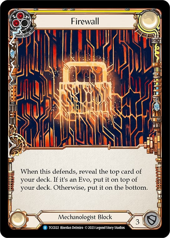 Image for Firewall (Yellow) (Round the Table: TCCxLSS) (TCC022) - Flesh and Blood TCG