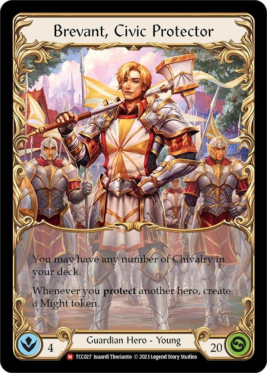 Image for Brevant, Civic Protector (Round the Table: TCCxLSS) (TCC027) - Flesh and Blood TCG