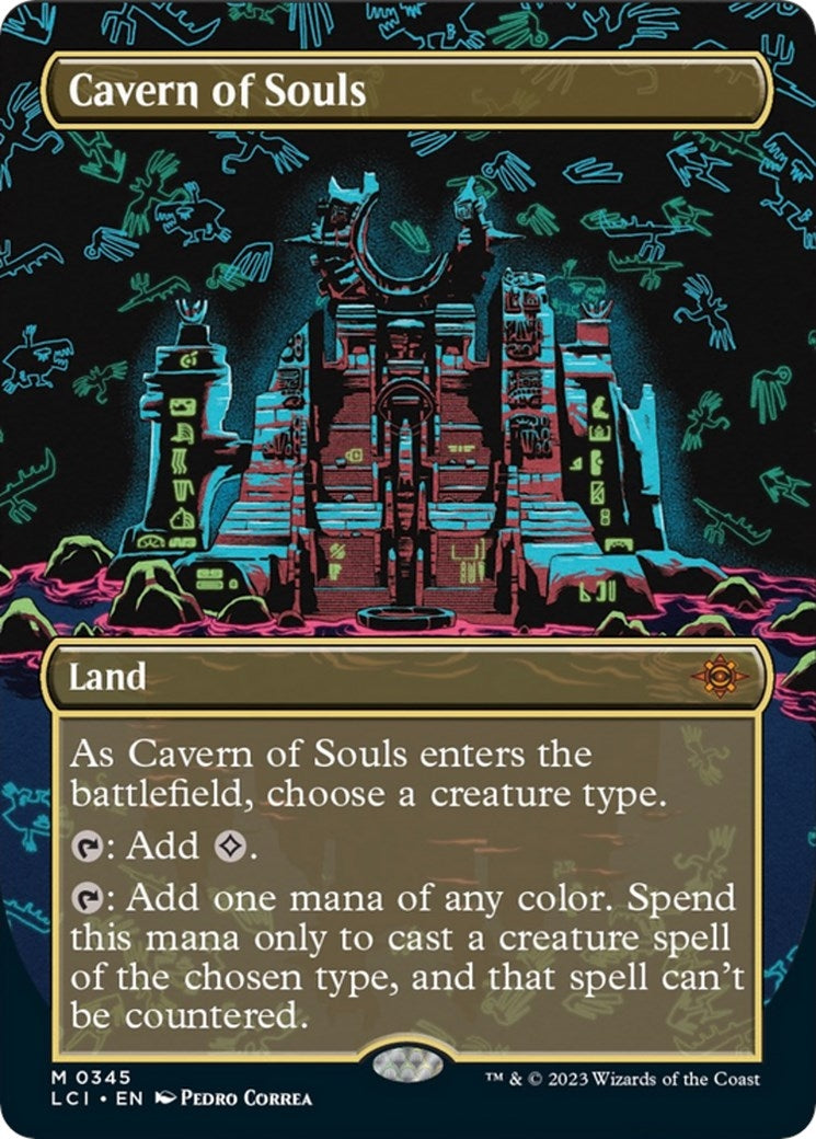 Image for Cavern of Souls (0345) (Borderless) (The Lost Caverns of Ixalan) (345) - Magic: The Gathering