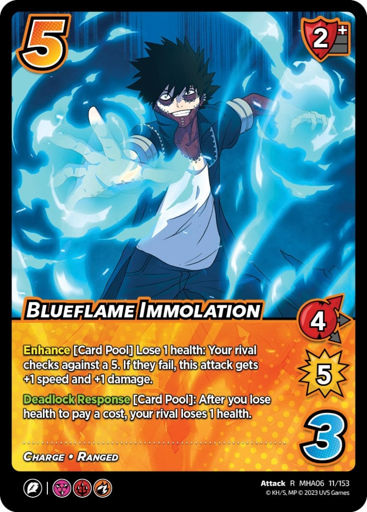 Image for Blueflame Immolation (UniVersus: My Hero Academia: Jet Burn) (11/153) - UniVersus