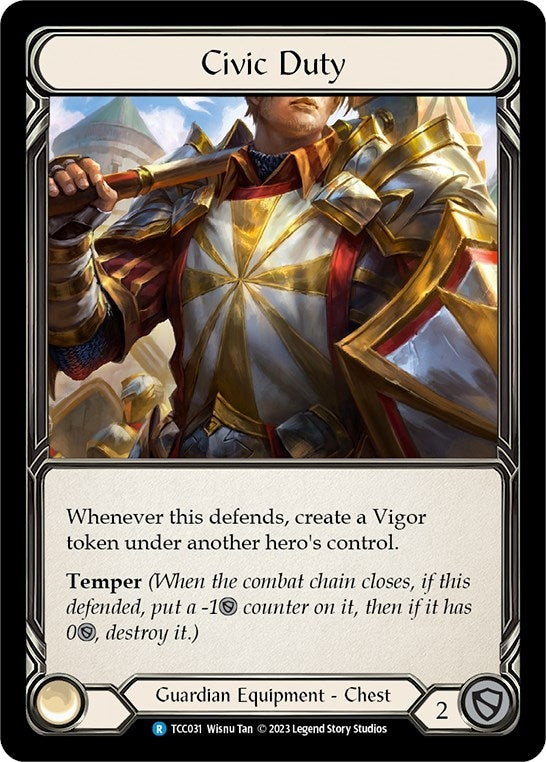Image for Civic Duty (Round the Table: TCCxLSS) (TCC031) - Flesh and Blood TCG