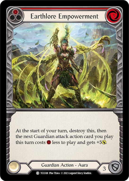 Image for Earthlore Empowerment (Red) (Round the Table: TCCxLSS) (TCC038) - Flesh and Blood TCG