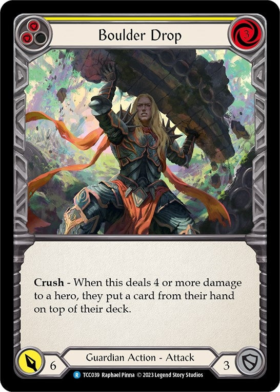 Image for Boulder Drop (Yellow) (Round the Table: TCCxLSS) (TCC039) - Flesh and Blood TCG