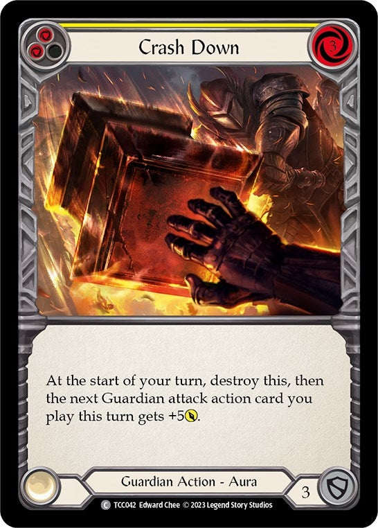 Image for Crash Down (Yellow) (Round the Table: TCCxLSS) (TCC042) - Flesh and Blood TCG