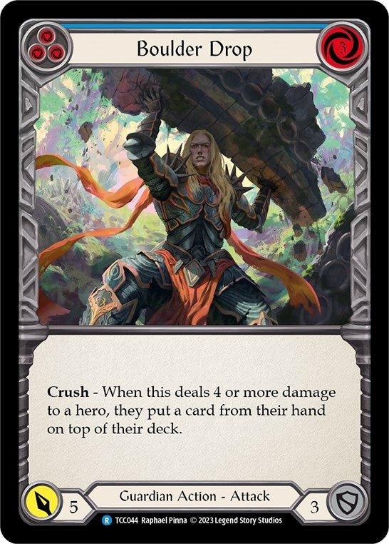 Image for Boulder Drop (Blue) (Round the Table: TCCxLSS) (TCC044) - Flesh and Blood TCG