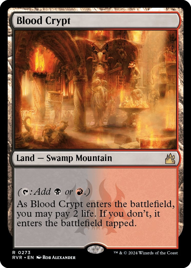 Image for Blood Crypt (Ravnica Remastered) (273) - Magic: The Gathering