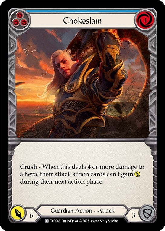 Image for Chokeslam (Blue) (Round the Table: TCCxLSS) (TCC045) - Flesh and Blood TCG