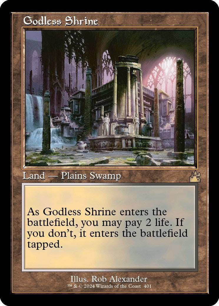 Image for Godless Shrine (Retro Frame) (Ravnica Remastered) (401) - Magic: The Gathering