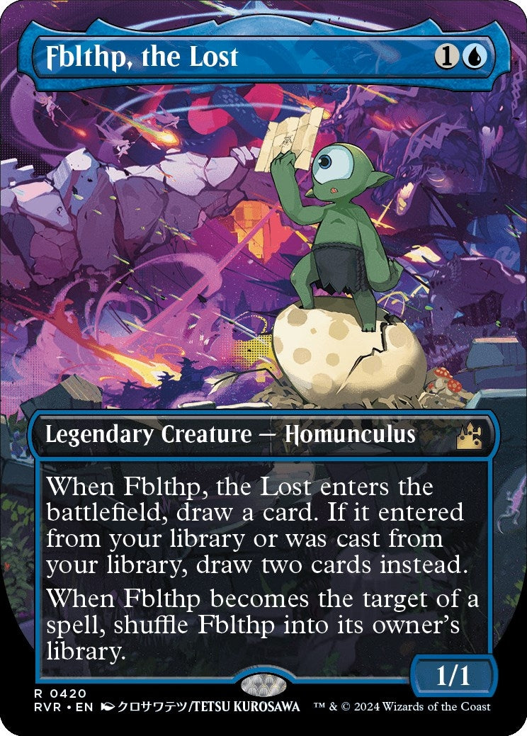 Image for Fblthp, the Lost (Anime Borderless) (Ravnica Remastered) (420) - Magic: The Gathering
