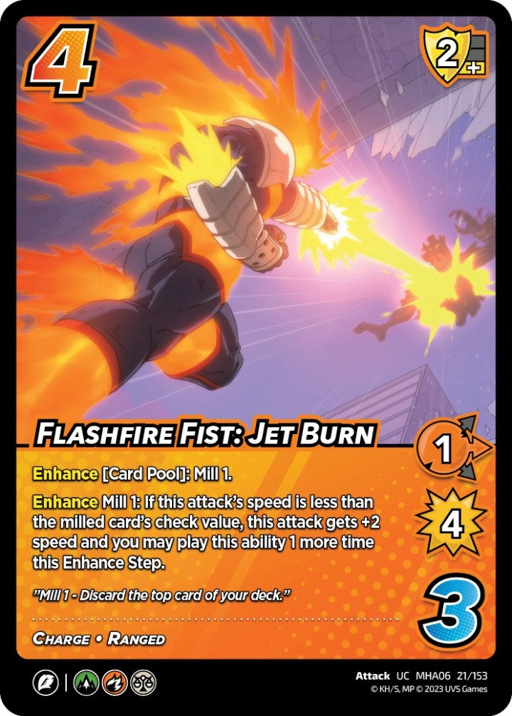 Image for Flashfire Fist: Jet Burn (UniVersus: My Hero Academia: Jet Burn) (21/153) - UniVersus