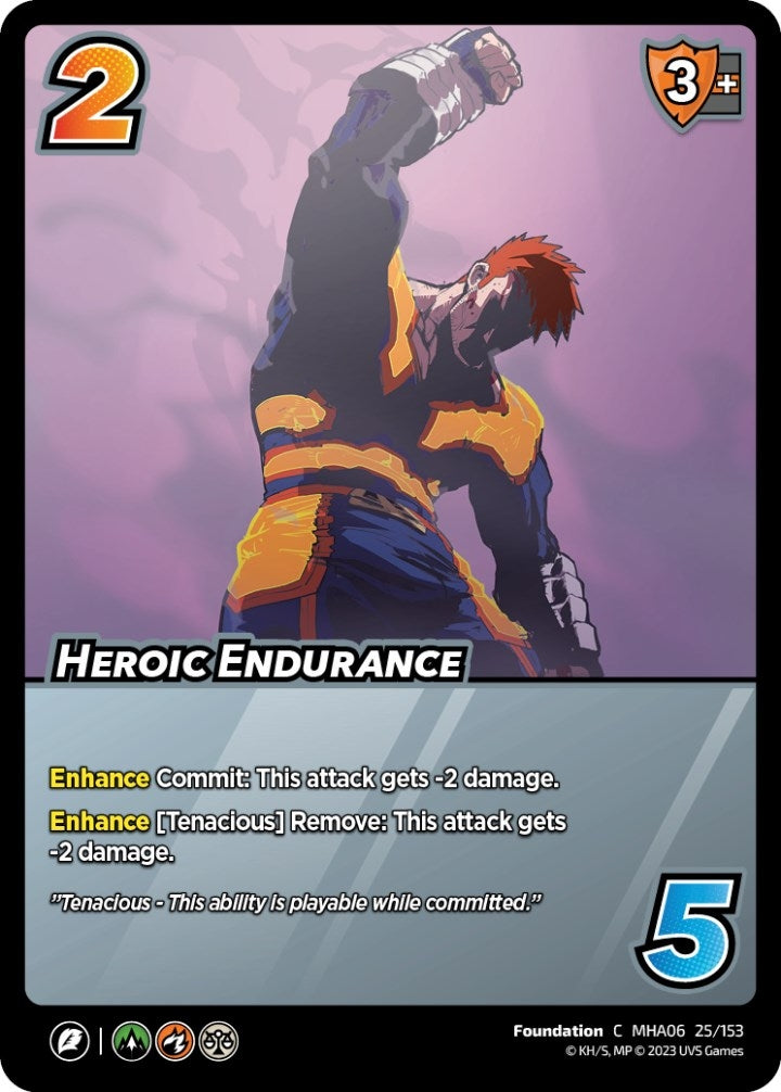 Image for Heroic Endurance (UniVersus: My Hero Academia: Jet Burn) (25/153) - UniVersus