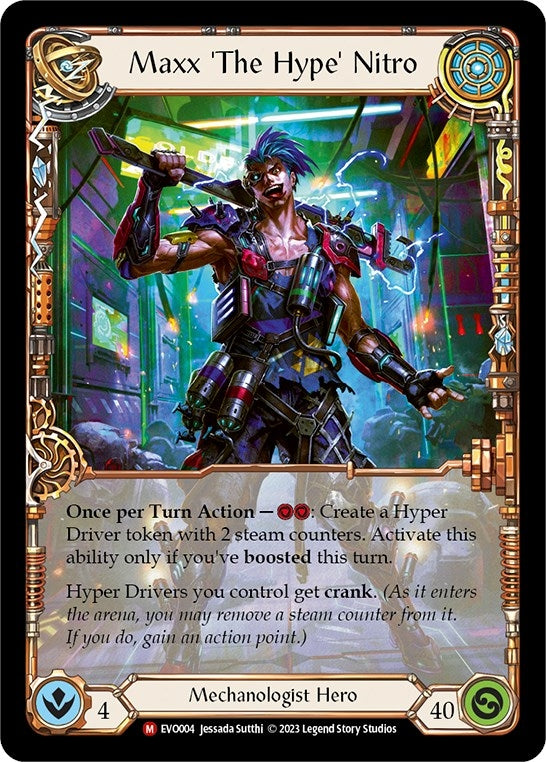 Image for Maxx 'The Hype' Nitro (Bright Lights) (EVO004) - Flesh and Blood TCG