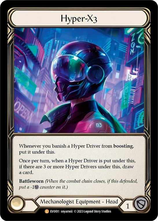Image for Hyper-X3 (Bright Lights) (EVO011) - Flesh and Blood TCG