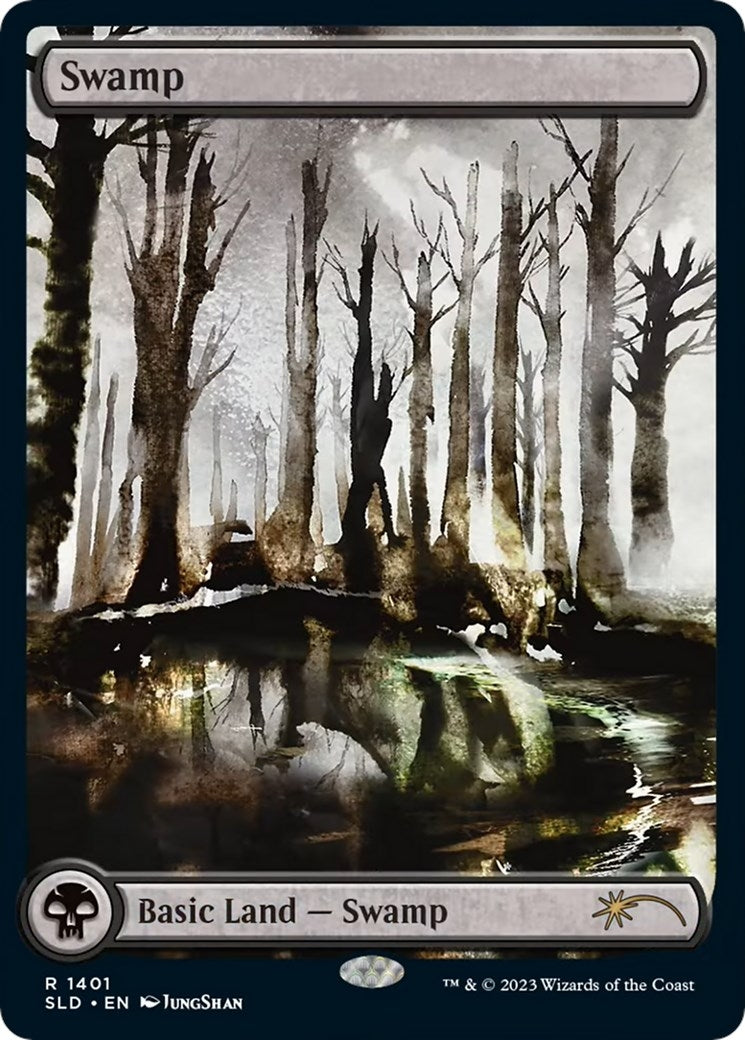 Image for Swamp (1401) (Secret Lair Drop Series) (1401) - Magic: The Gathering