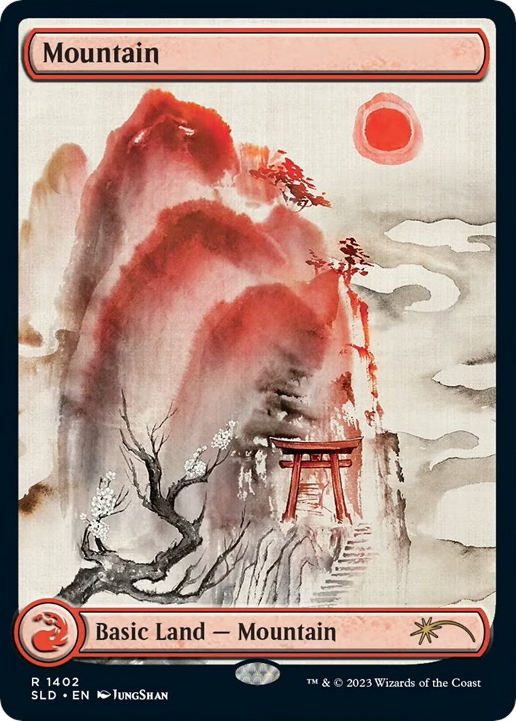 Image for Mountain (1402) (Secret Lair Drop Series) (1402) - Magic: The Gathering