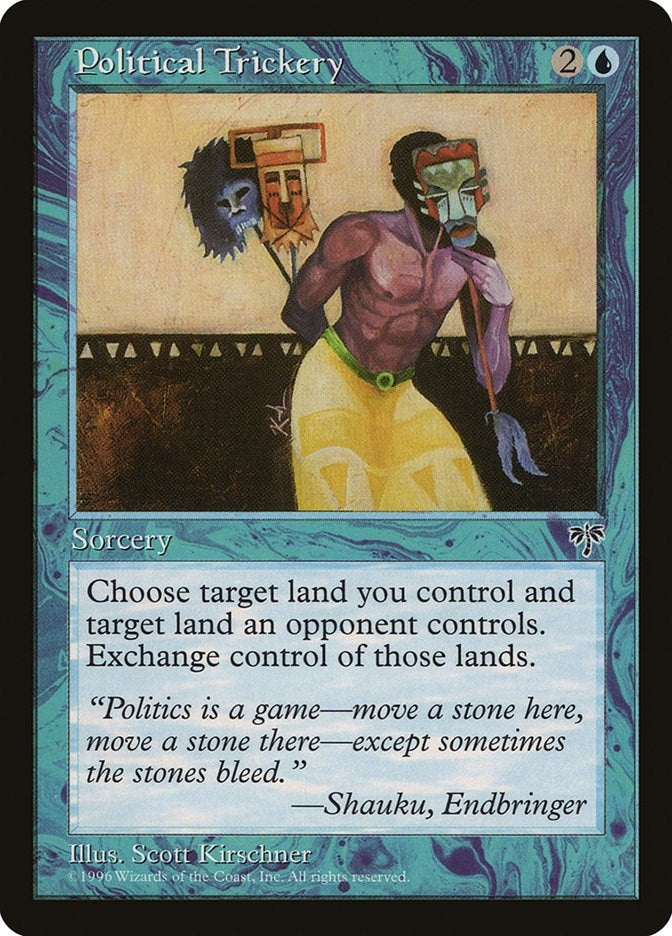 Image for Political Trickery (Mirage) - Magic: The Gathering