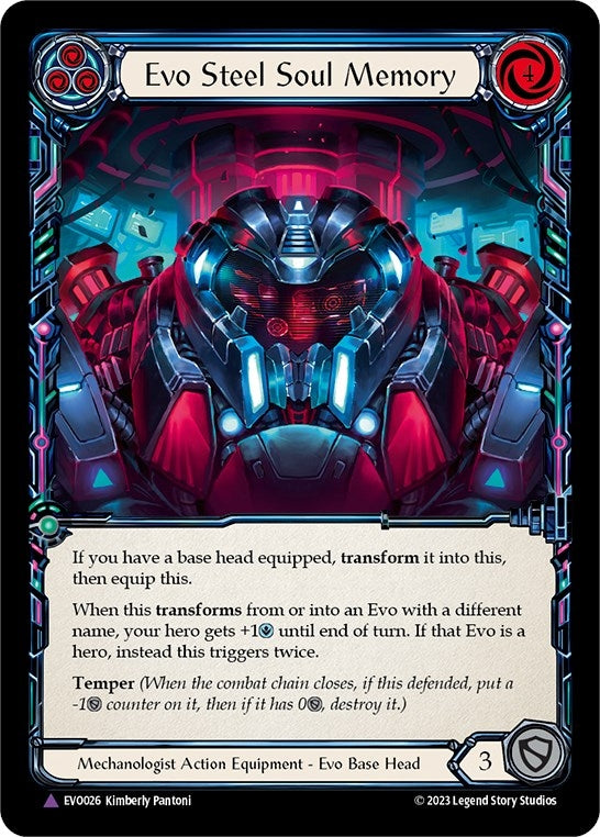 Image for Evo Steel Soul Memory (Marvel) (Bright Lights) (EVO026) - Flesh and Blood TCG