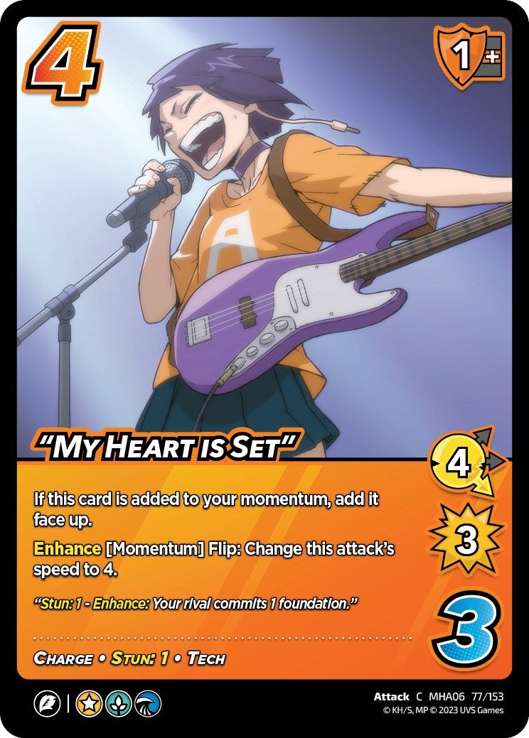 Image for "My Heart is Set" (UniVersus: My Hero Academia: Jet Burn) (77/153) - UniVersus