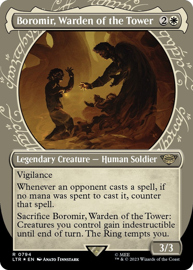 Image for Boromir, Warden of the Tower (Showcase) (Surge Foil) (Universes Beyond: The Lord of the Rings: Tales of Middle-earth) (794) - Magic: The Gathering