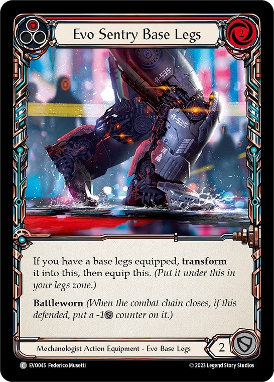 Image for Evo Sentry Base Legs (Bright Lights) (EVO045) - Flesh and Blood TCG