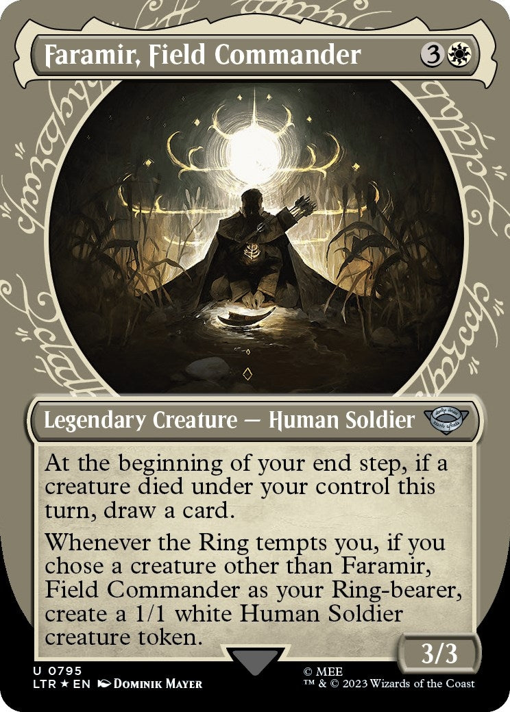 Image for Faramir, Field Commander (Showcase) (Surge Foil) (Universes Beyond: The Lord of the Rings: Tales of Middle-earth) (795) - Magic: The Gathering