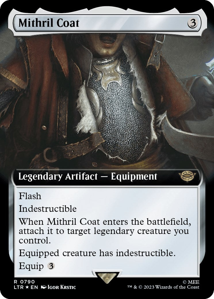 Image for Mithril Coat (Extended Art) (Surge Foil) (Universes Beyond: The Lord of the Rings: Tales of Middle-earth) (790) - Magic: The Gathering