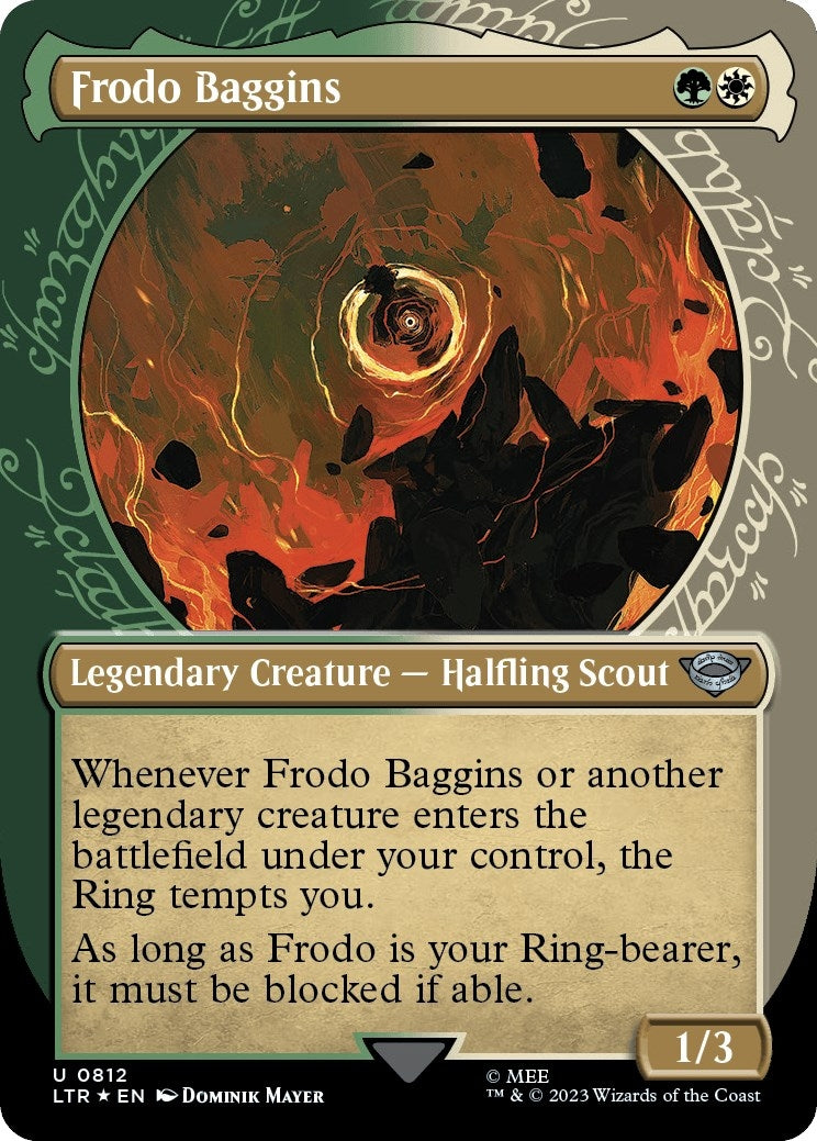 Image for Frodo Baggins (Showcase) (Surge Foil) (Universes Beyond: The Lord of the Rings: Tales of Middle-earth) (812) - Magic: The Gathering