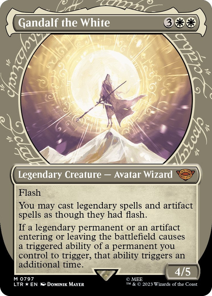 Image for Gandalf the White (Showcase) (Surge Foil) (Universes Beyond: The Lord of the Rings: Tales of Middle-earth) (797) - Magic: The Gathering