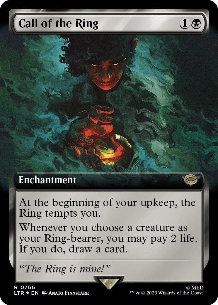 Image for Call of the Ring (Extended Art) (Surge Foil) (Universes Beyond: The Lord of the Rings: Tales of Middle-earth) (766) - Magic: The Gathering
