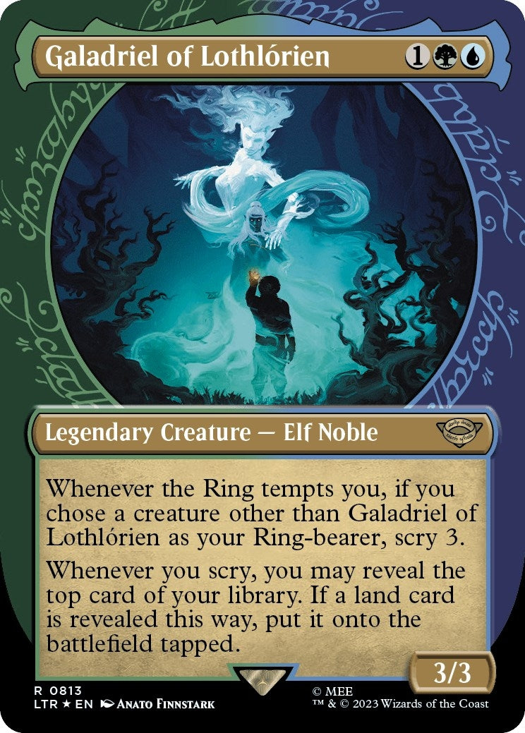 Image for Galadriel of Lothlorien (Showcase) (Surge Foil) (Universes Beyond: The Lord of the Rings: Tales of Middle-earth) (813) - Magic: The Gathering