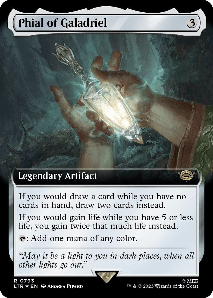 Image for Phial of Galadriel (Extended Art) (Surge Foil) (Universes Beyond: The Lord of the Rings: Tales of Middle-earth) (793) - Magic: The Gathering