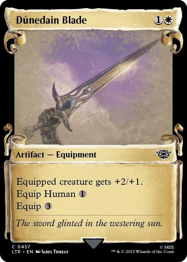 Image for Dunedain Blade (Showcase Scrolls) (Universes Beyond: The Lord of the Rings: Tales of Middle-earth) (457) - Magic: The Gathering