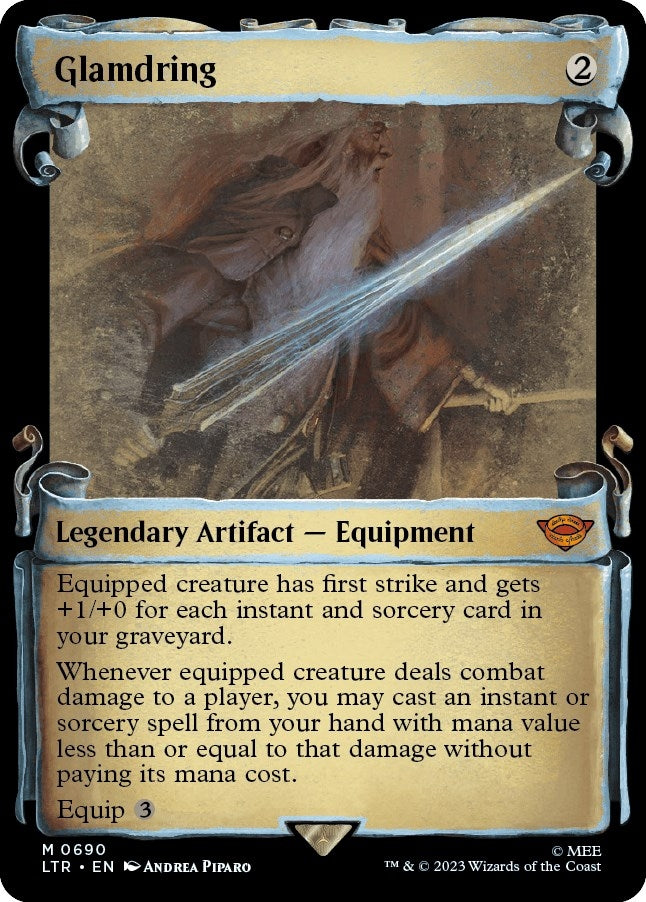 Image for Glamdring (Showcase Scrolls) (Universes Beyond: The Lord of the Rings: Tales of Middle-earth) (690) - Magic: The Gathering