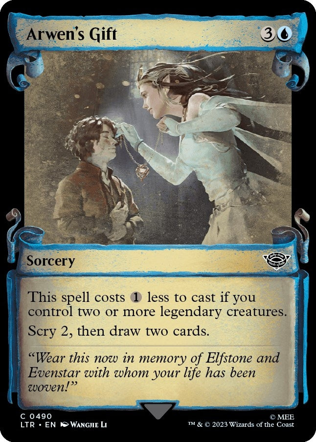 Image for Arwen's Gift (Showcase Scrolls) (Universes Beyond: The Lord of the Rings: Tales of Middle-earth) (490) - Magic: The Gathering