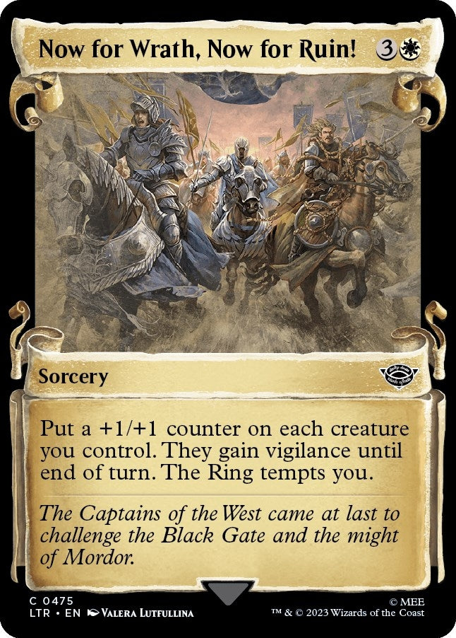 Image for Now for Wrath, Now for Ruin! (Showcase Scrolls) (Universes Beyond: The Lord of the Rings: Tales of Middle-earth) (475) - Magic: The Gathering