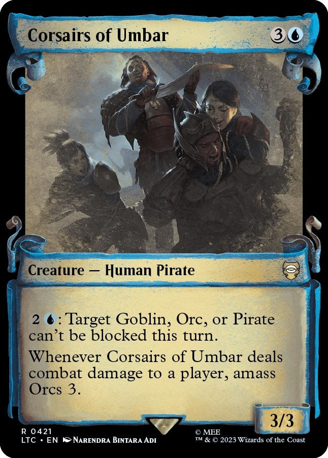 Image for Corsairs of Umbar (Showcase Scrolls) (Commander: The Lord of the Rings: Tales of Middle-earth) (421) - Magic: The Gathering