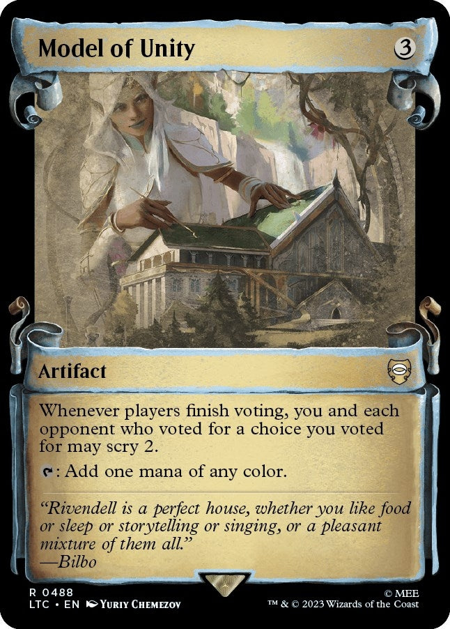 Image for Model of Unity (Showcase Scrolls) (Commander: The Lord of the Rings: Tales of Middle-earth) (488) - Magic: The Gathering