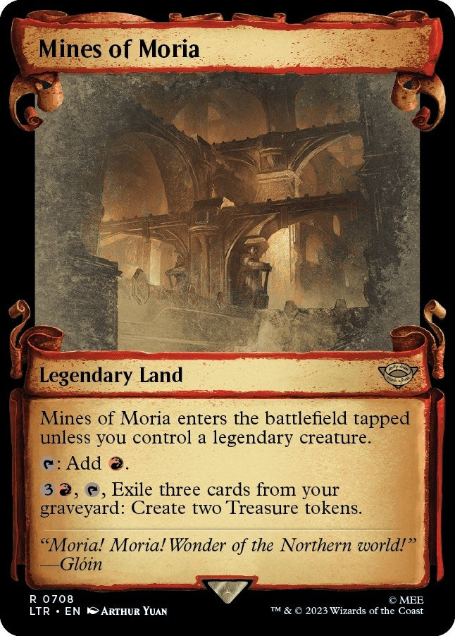 Image for Mines of Moria (Showcase Scrolls) (Universes Beyond: The Lord of the Rings: Tales of Middle-earth) (708) - Magic: The Gathering