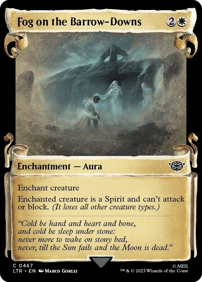 Image for Fog on the Barrow-Downs (Showcase Scrolls) (Universes Beyond: The Lord of the Rings: Tales of Middle-earth) (467) - Magic: The Gathering