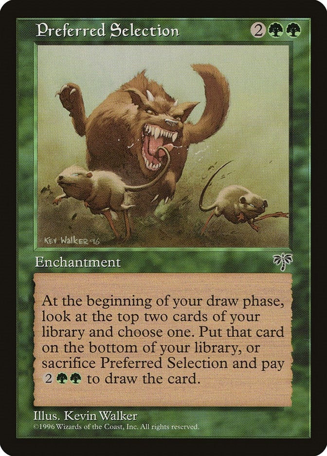 Image for Preferred Selection (Mirage) - Magic: The Gathering