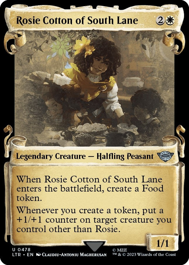 Image for Rosie Cotton of South Lane (Showcase Scrolls) (Universes Beyond: The Lord of the Rings: Tales of Middle-earth) (478) - Magic: The Gathering
