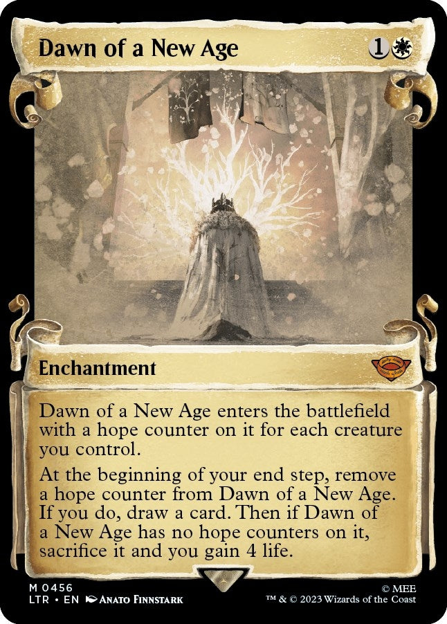 Image for Dawn of a New Age (Showcase Scrolls) (Universes Beyond: The Lord of the Rings: Tales of Middle-earth) (456) - Magic: The Gathering
