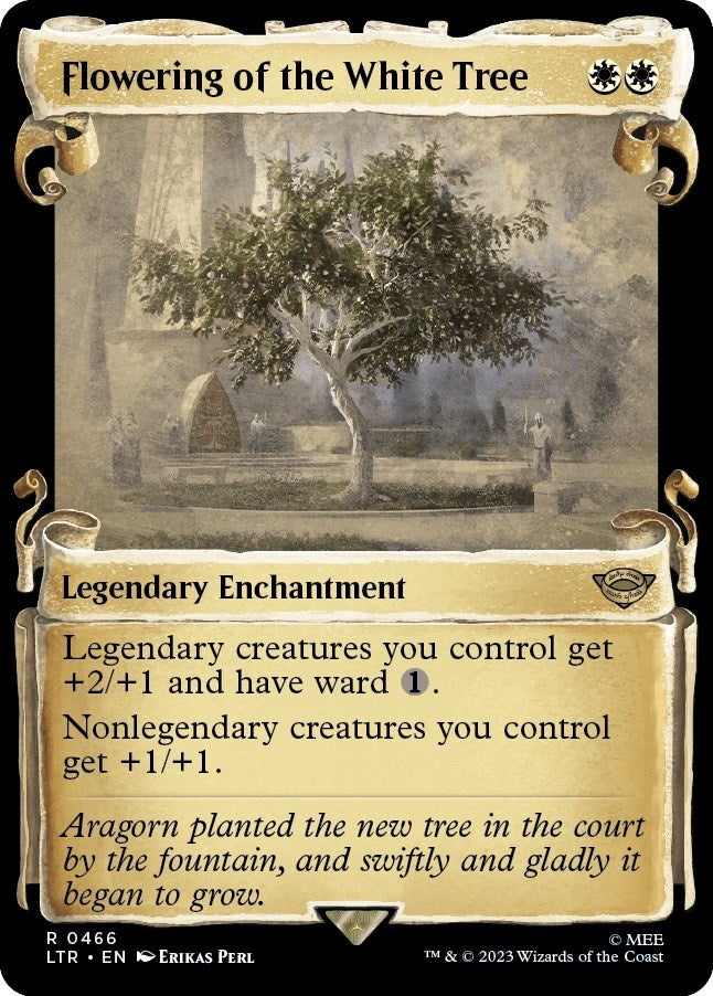 Image for Flowering of the White Tree (Showcase Scrolls) (Universes Beyond: The Lord of the Rings: Tales of Middle-earth) (466) - Magic: The Gathering