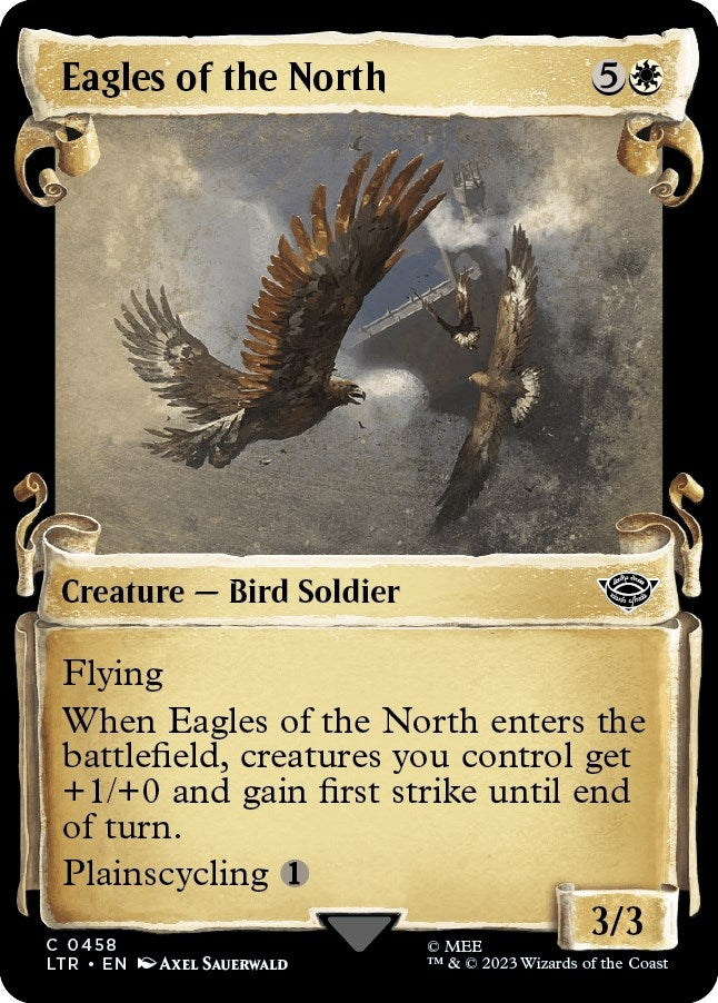 Image for Eagles of the North (Showcase Scrolls) (Universes Beyond: The Lord of the Rings: Tales of Middle-earth) (458) - Magic: The Gathering