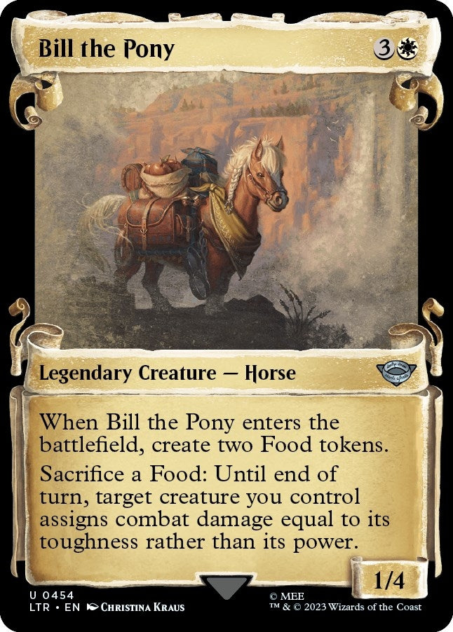 Image for Bill the Pony (Showcase Scrolls) (Universes Beyond: The Lord of the Rings: Tales of Middle-earth) (454) - Magic: The Gathering
