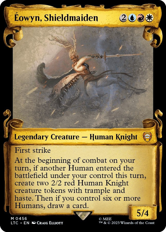 Image for Eowyn, Shieldmaiden (Showcase Scrolls) (Commander: The Lord of the Rings: Tales of Middle-earth) (456) - Magic: The Gathering