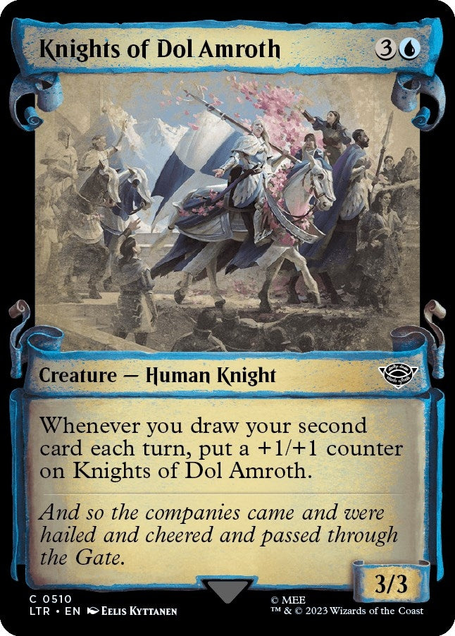 Image for Knights of Dol Amroth (Showcase Scrolls) (Universes Beyond: The Lord of the Rings: Tales of Middle-earth) (510) - Magic: The Gathering